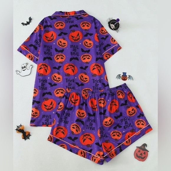 NEW in bag 2 piece Halloween pajamas set - Picture 2 of 3